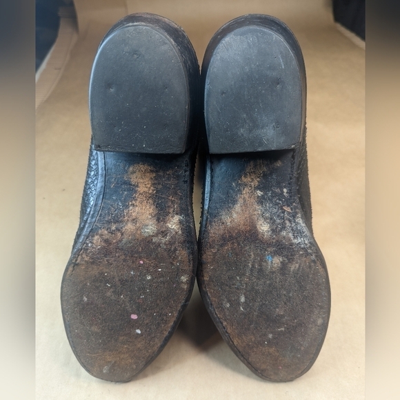 Larry Mahan boots men's size 9E Exotic Genuine Black Python Snake leather classi - Picture 11 of 13